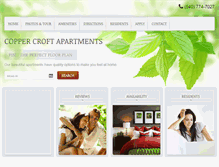 Tablet Screenshot of coppercroftapts.com